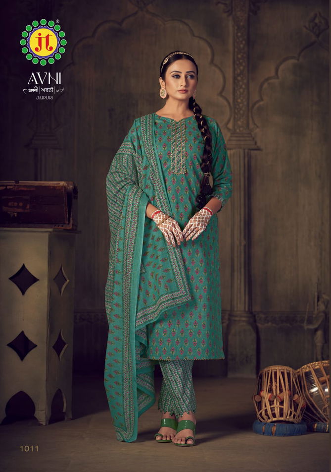 Avni By Jt Printed Cotton Dress Material Catalog
